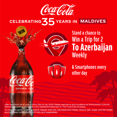 35 years of Coca-Cola in Maldives PROMOTION